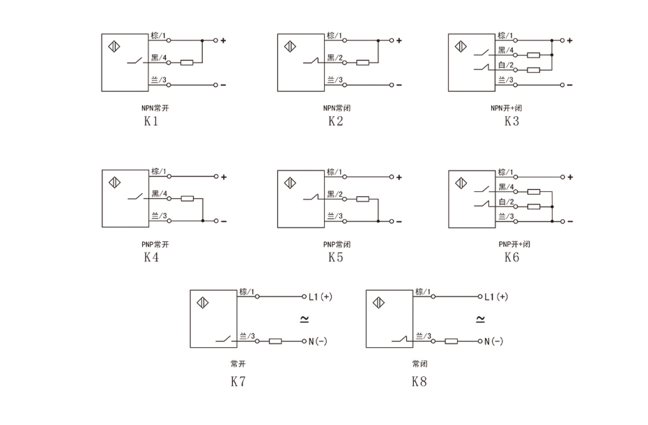 超小型接近開關(guān)怎么接線？